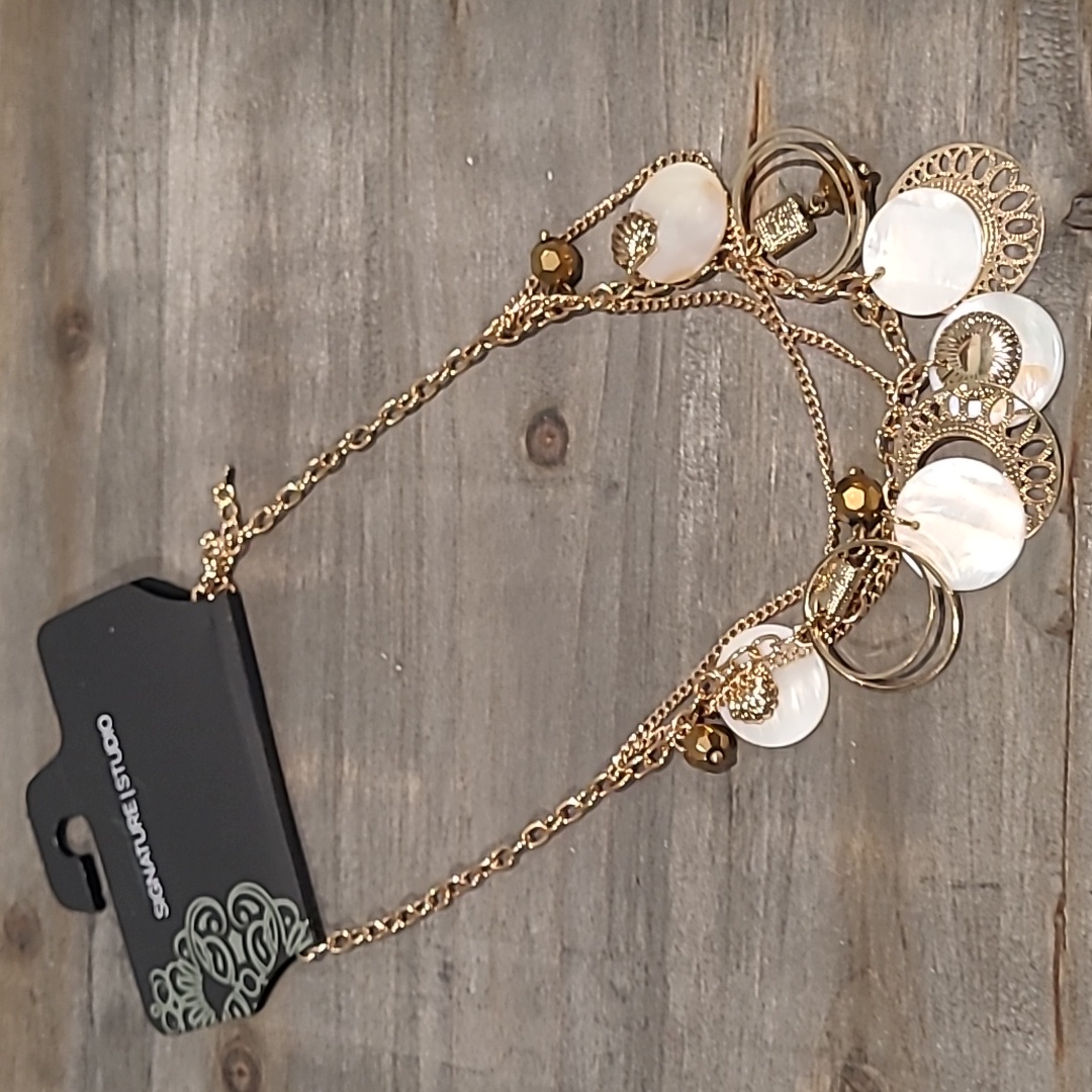 Layered Gold Tones Necklace